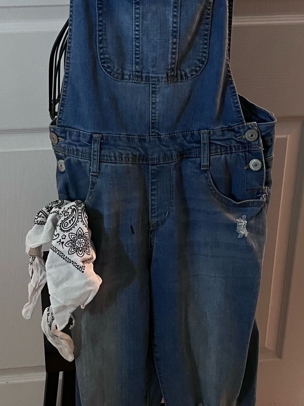 Classic Blue Denim Overalls for Women - Casual Workwear